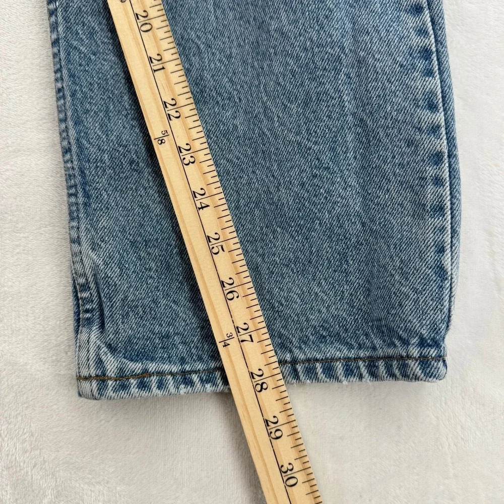 Levi's 918 Jeans Mens 34x28.5 Blue Husky Vintage 80s Orange Tab Straight Leg